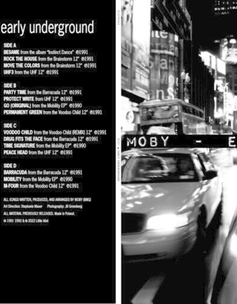 (LP) Moby - Early Underground (2LP/140g) 2022 Repress