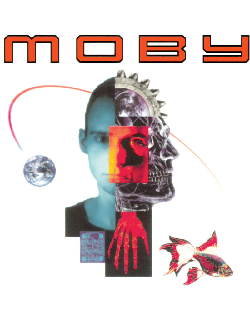 (LP) Moby - Moby - Self Titled (blue w/black & white marble/140g/ltd edition) 2022 Repress CLR2024