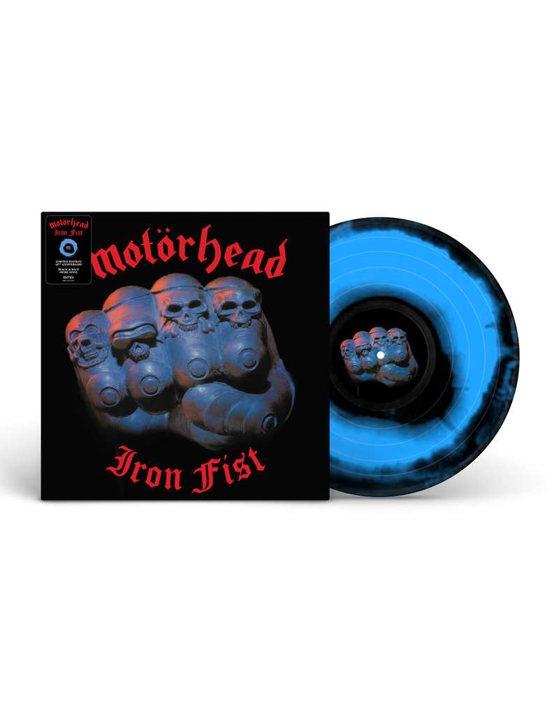 (LP) Motorhead - Iron Fist (Limited Edition Black & Blue Swirl Vinyl) 40th Anniversary Edition CLR2024