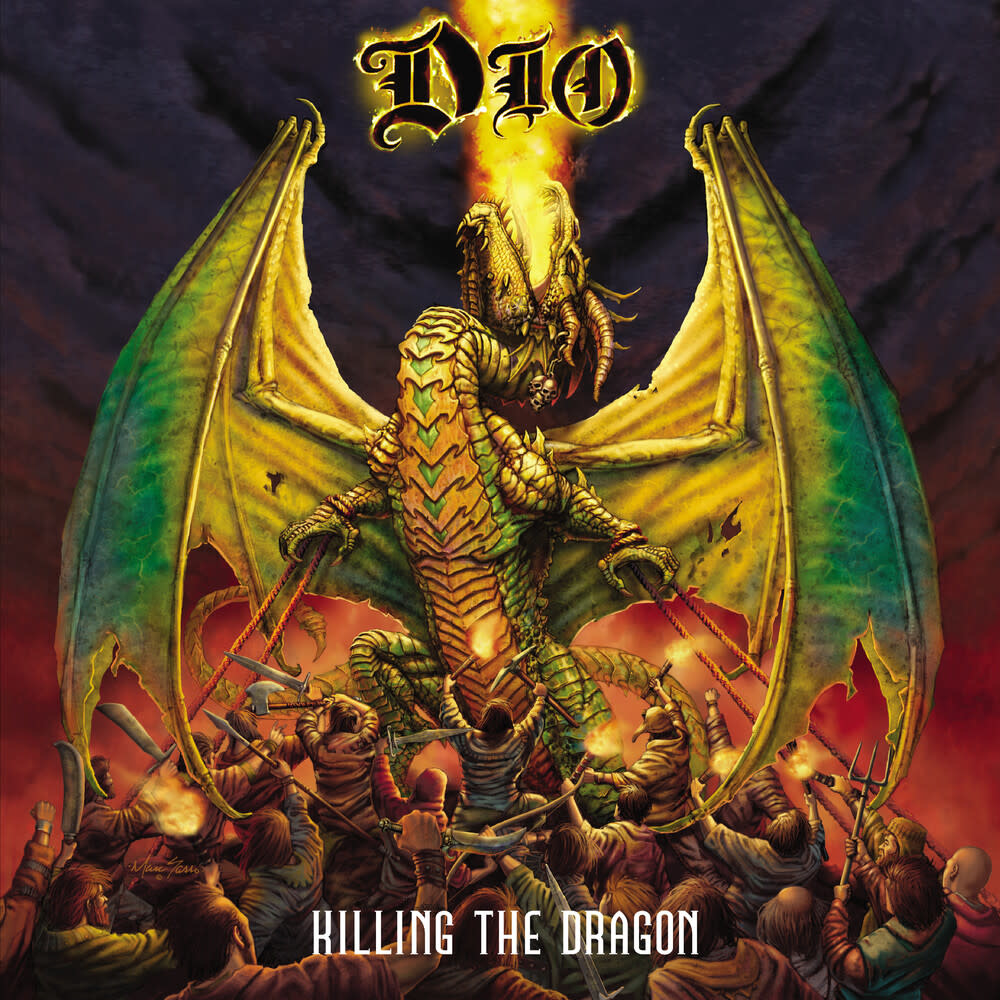 LP) DIO - Killing The Dragon (Limited Edition Red & Orange Swirl