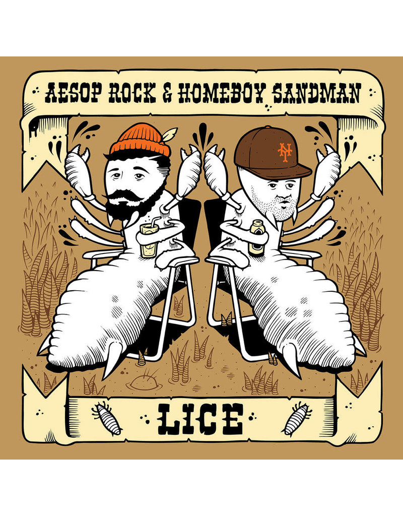 (LP) Aesop Rock & Homeboy Sandman - Lice (12" EP) CLR2024
