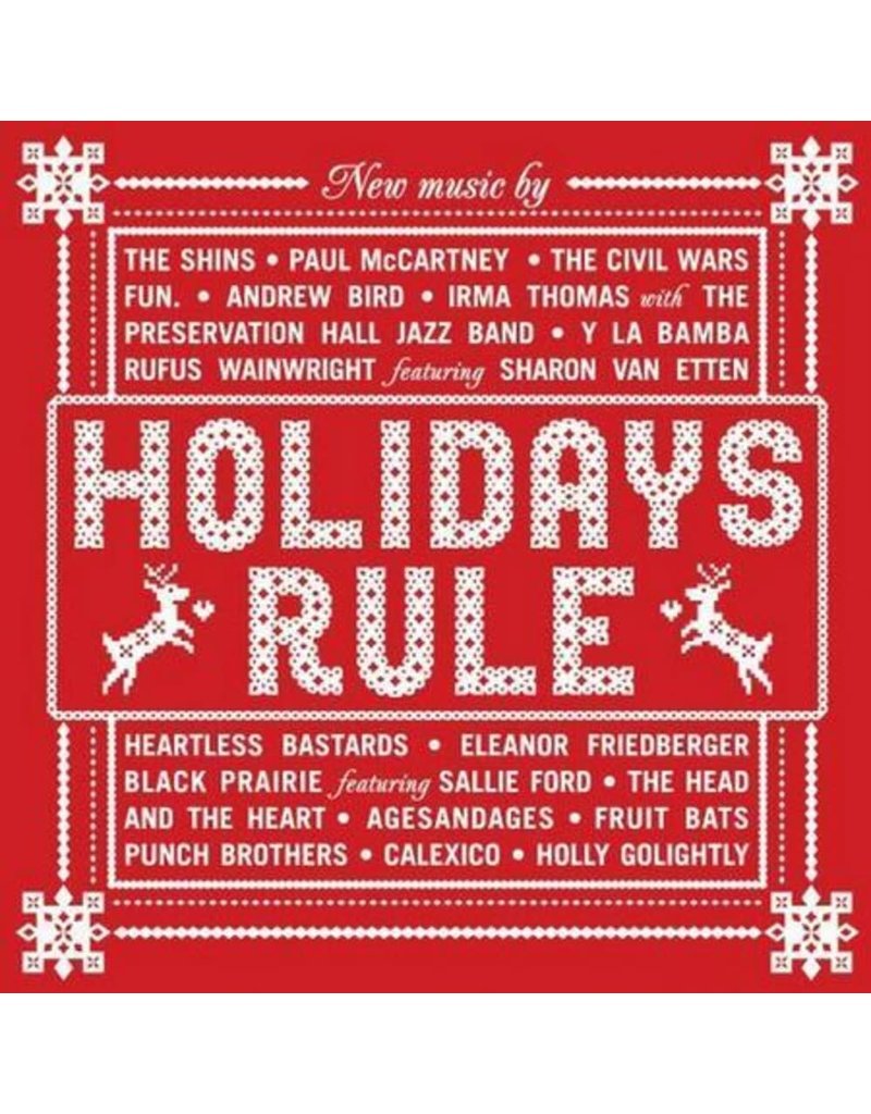 Craft Recordings (LP) Various - Holidays Rule (10th Anniversary Translucent Red Vinyl) (2LP)