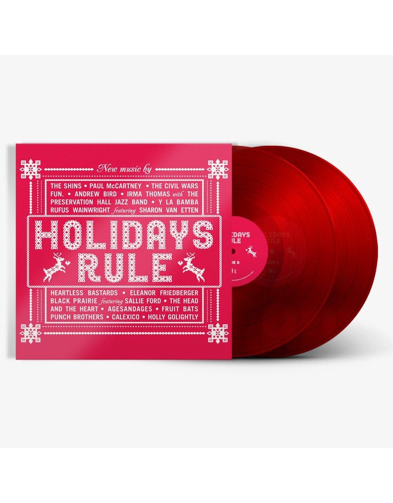 Craft Recordings (LP) Various - Holidays Rule (10th Anniversary Translucent Red Vinyl) (2LP)