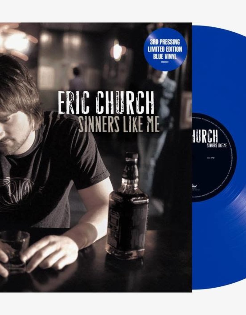 (LP) Eric Church - Sinners Like Me (Limited Edition Blue Vinyl)
