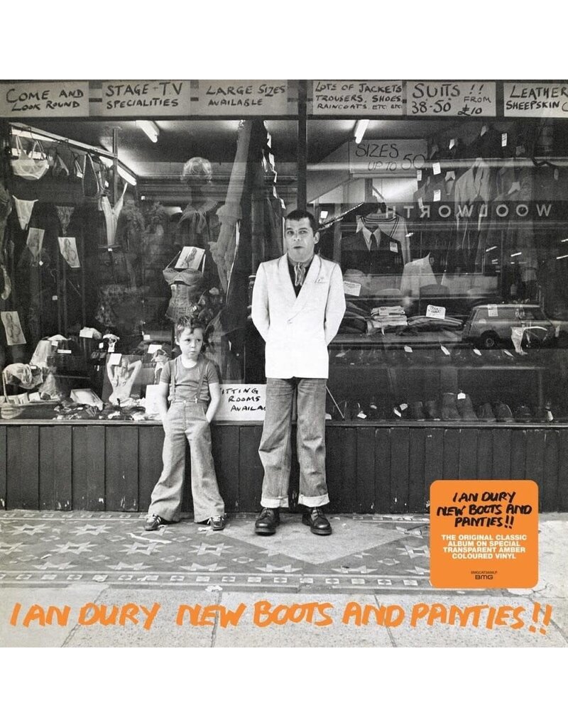 BMG Rights Management (LP) Ian Dury - New Boots And Panties!! (Amber Vinyl) **********DEEP DISCOUNT IN EFFECT!**********