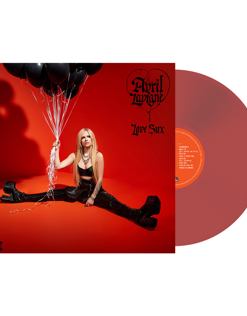 DTA Records (LP) Avril Lavigne - Love Sux (Indie: Transparent Red Vinyl)