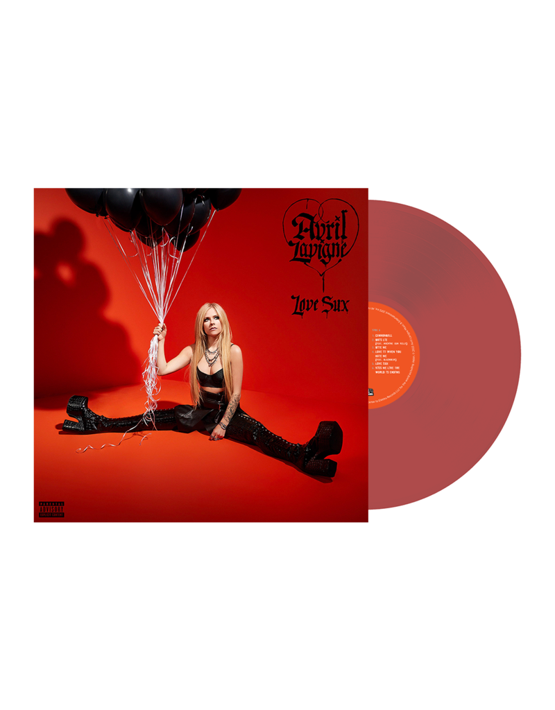 DTA Records (LP) Avril Lavigne - Love Sux (Indie: Transparent Red Vinyl)