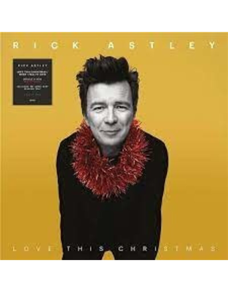 BMG Rights Management (LP) Rick Astley - Love This Christmas / When I Fall In Love (12") Red Vinyl