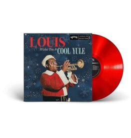 (LP) Louis Armstrong - Louis Wishes You A Cool Yule (Red Vinyl)