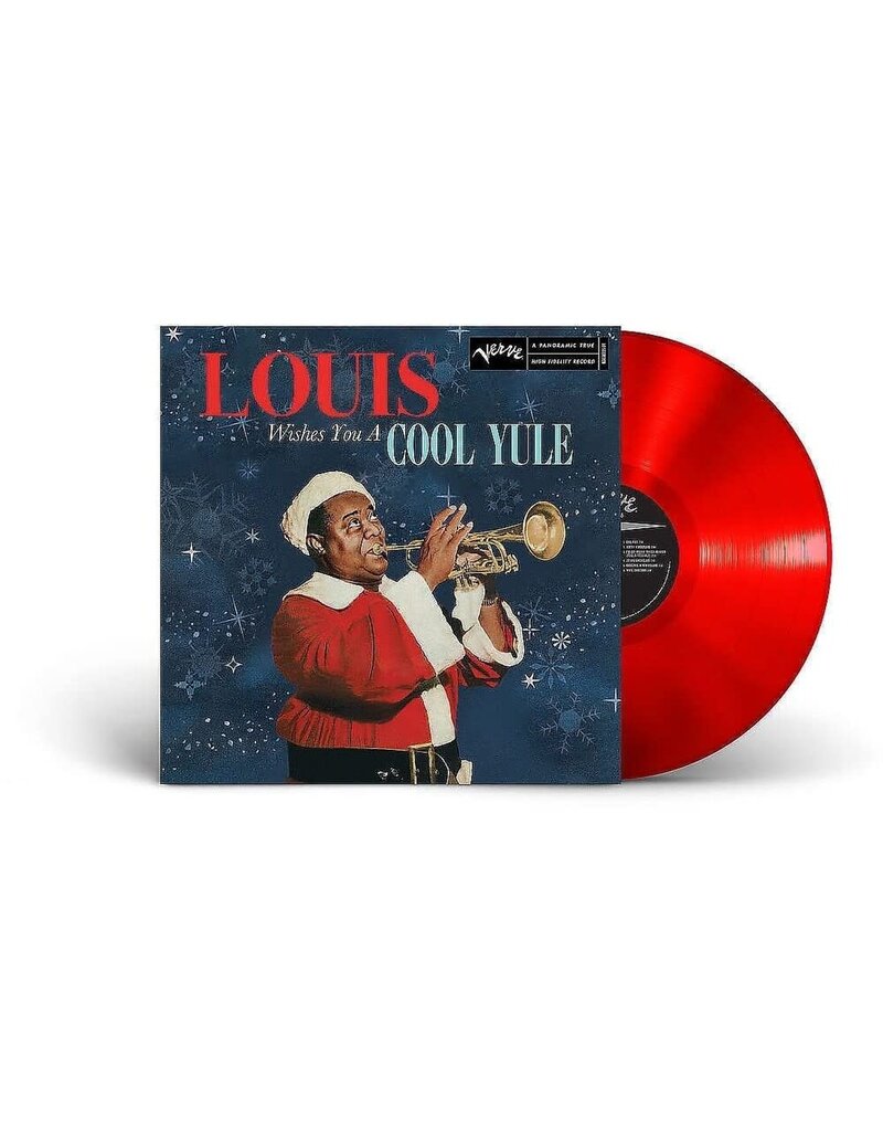(LP) Louis Armstrong - Louis Wishes You A Cool Yule (Red Vinyl)