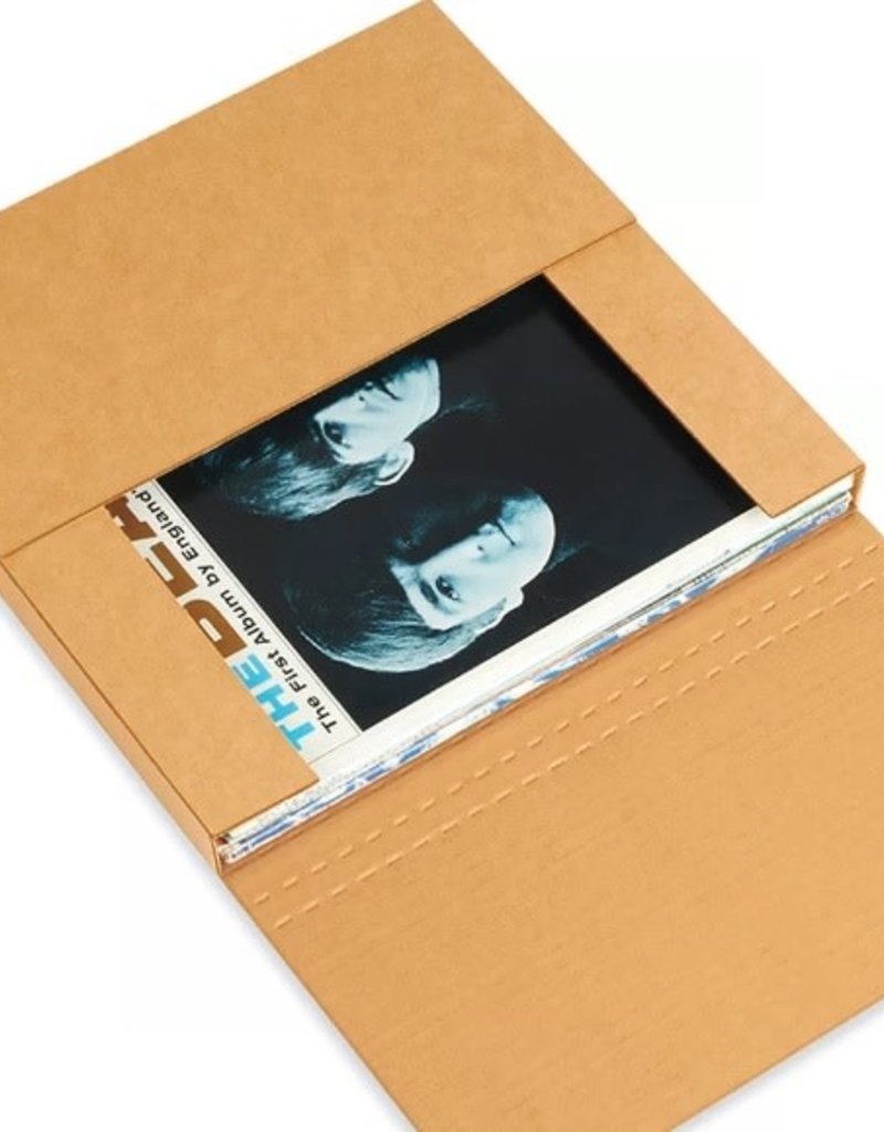 U-Line Vinyl Record Easy-Fold Mailer - Kraft
