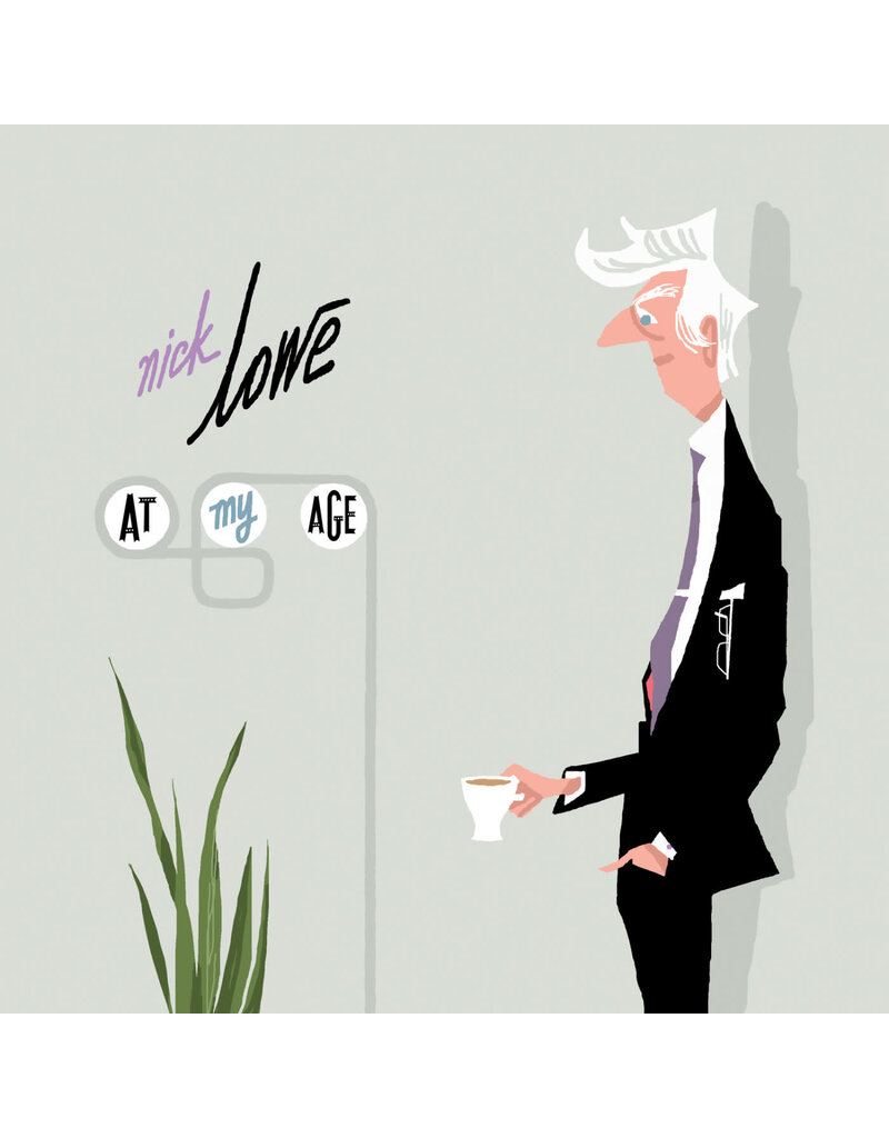 (LP) Nick Lowe - At My Age (15th Anniversary Edition) Silver Vinyl