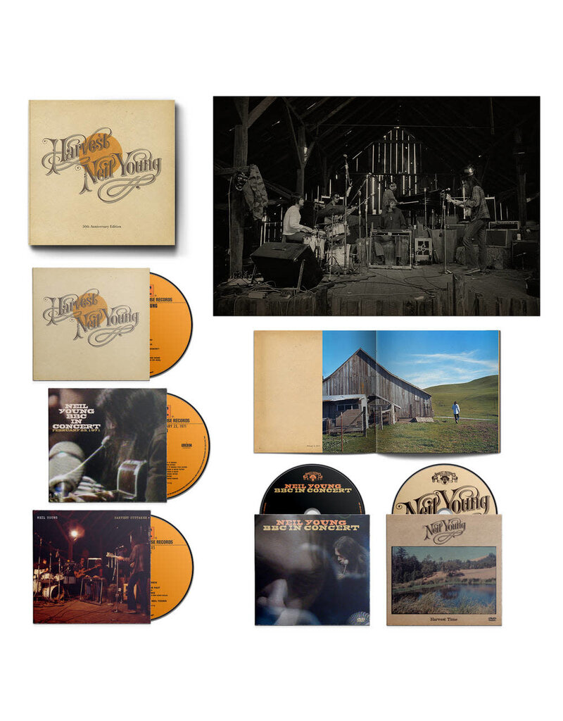 Reprise (CD) Neil Young - Harvest (50th Anniversary Edition) 3CD+2DVD Box Set