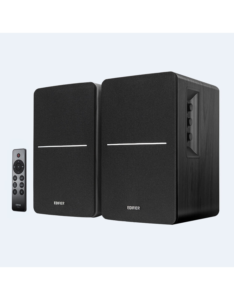 Edifier Edifier Bluetooth Bookshelf Speakers  (Black Wood)