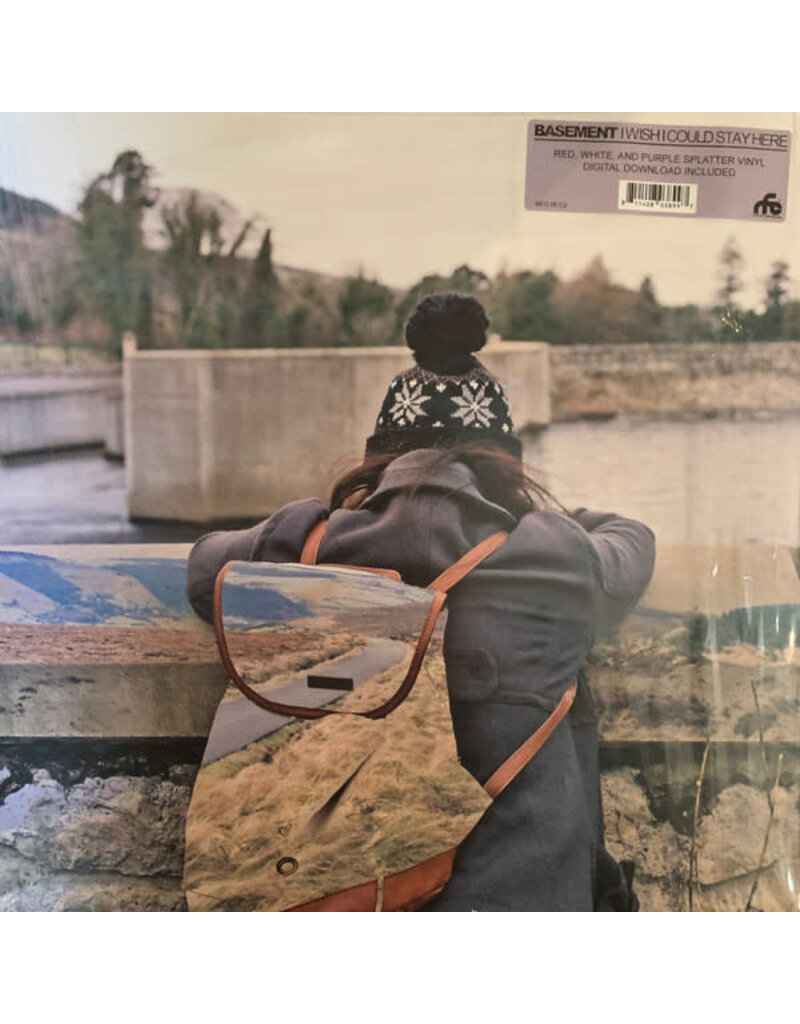 Run For Cover (LP) Basement - I Wish I Could Stay Here (red with bone & purple splatter)
