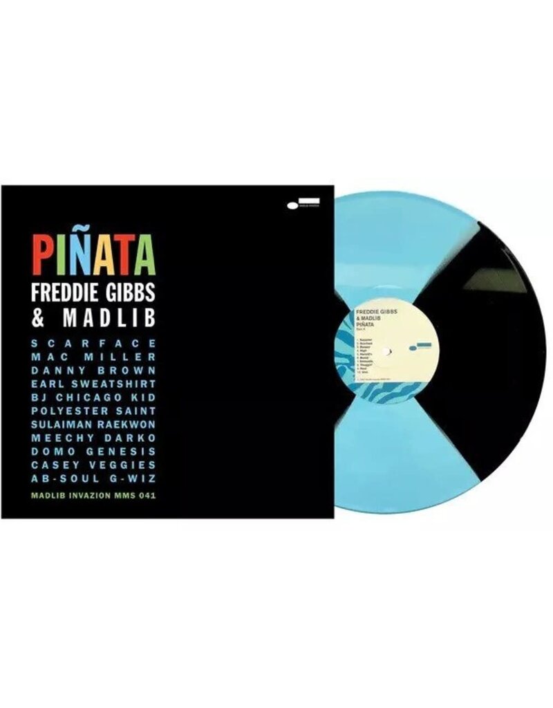 Madlib Invazion (LP)Freddie Gibbs & Madlib - Pinata: The 1964 Version (Sky Blue & Black Vinyl) 2023 Reissue