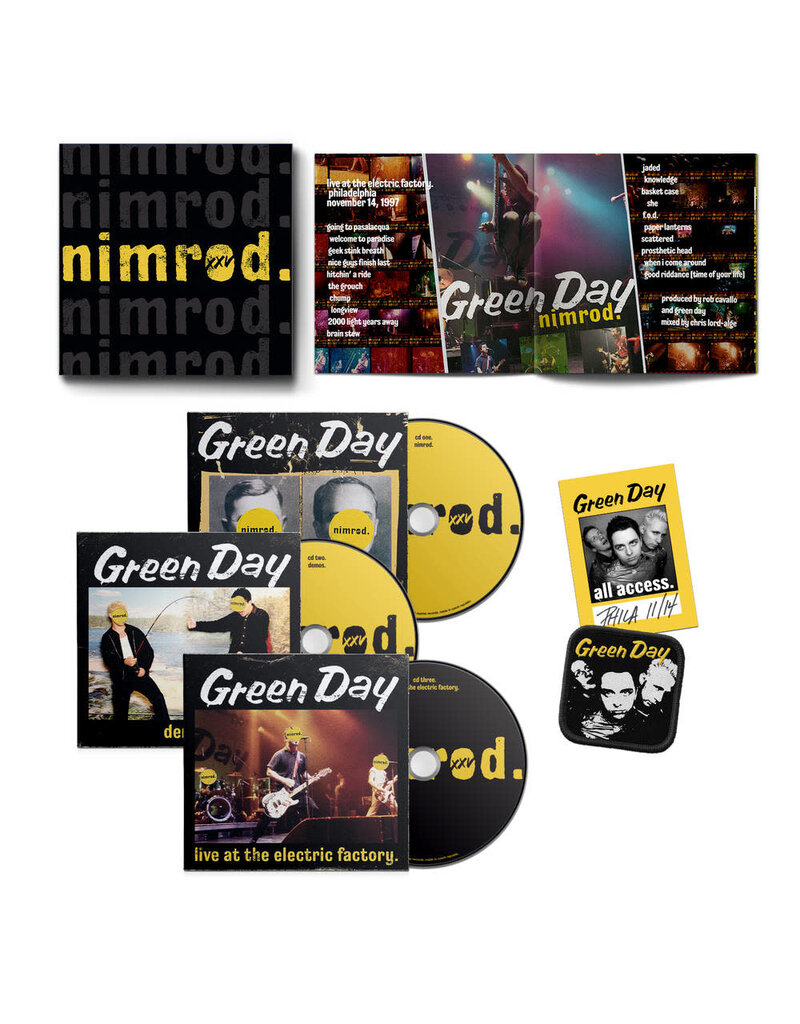 Reprise (CD) Green Day - Nimrod (25th Anniversary Edition) 3CD Box Set