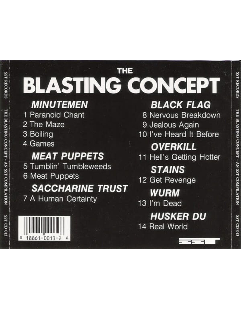 (Used CD) Various – The Blasting Concept 1990 PUNK CD