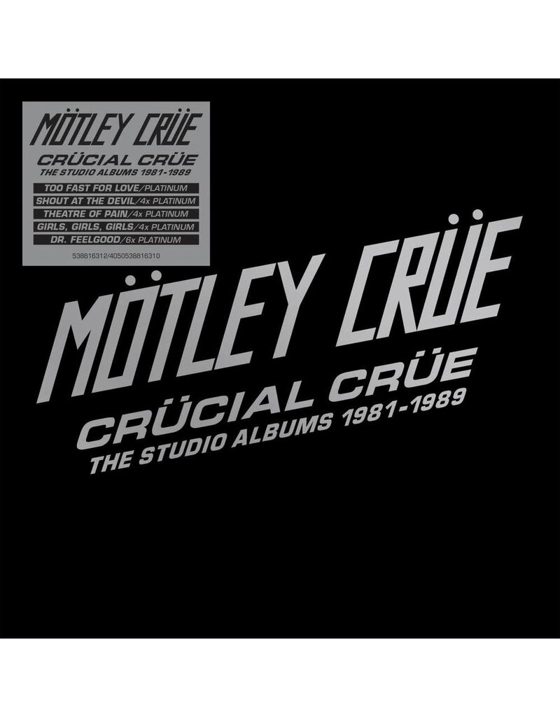 (CD) Motley Crue - Crucial Crue - The Studio Albums 1981 - 1989 (Limited Edition)