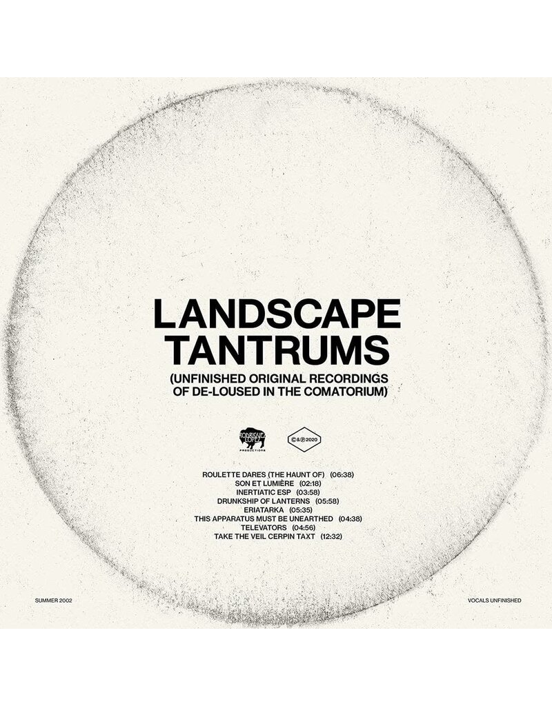 Clouds Hill (LP) The Mars Volta - Landscape Tantrums - Unfinished Original Recordings Of De-Loused In The Comatorium Black