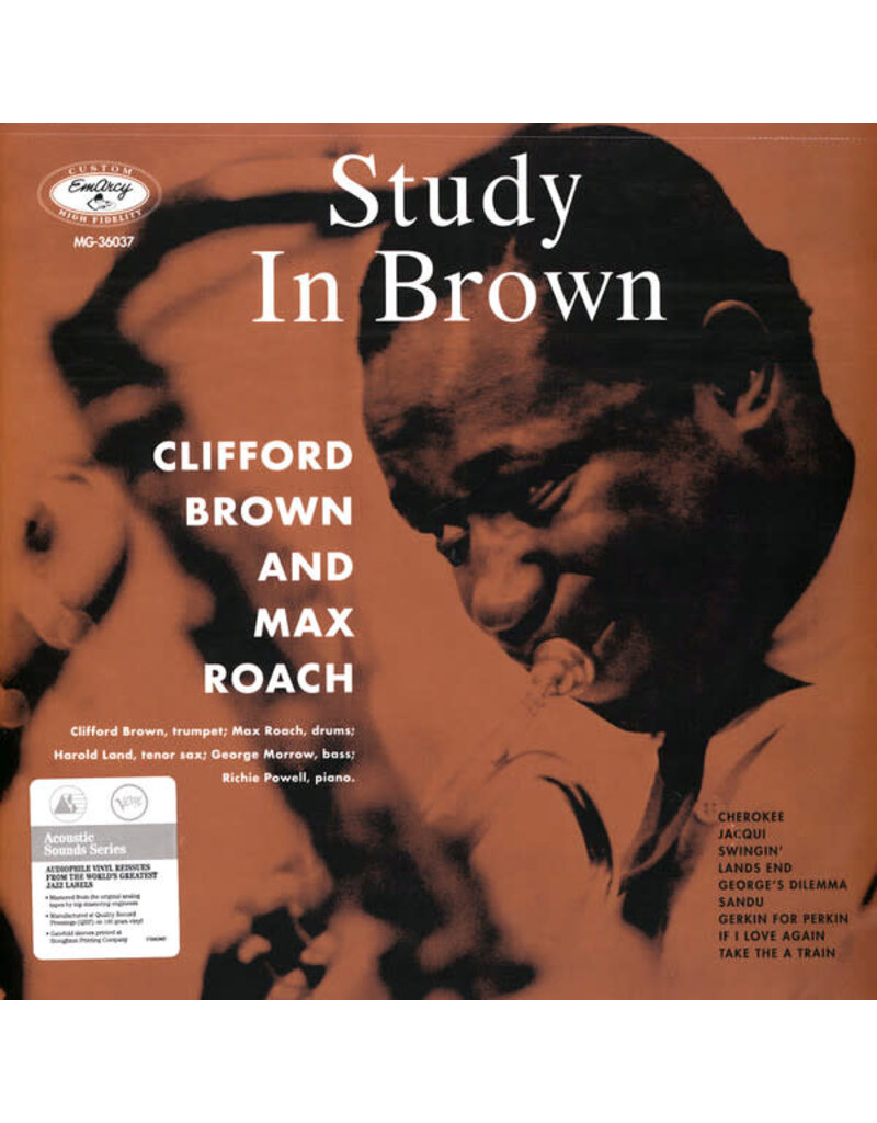 (LP) Clifford Brown & Max Roach  A Study In Brown (Verve Acoustic Sounds Series)