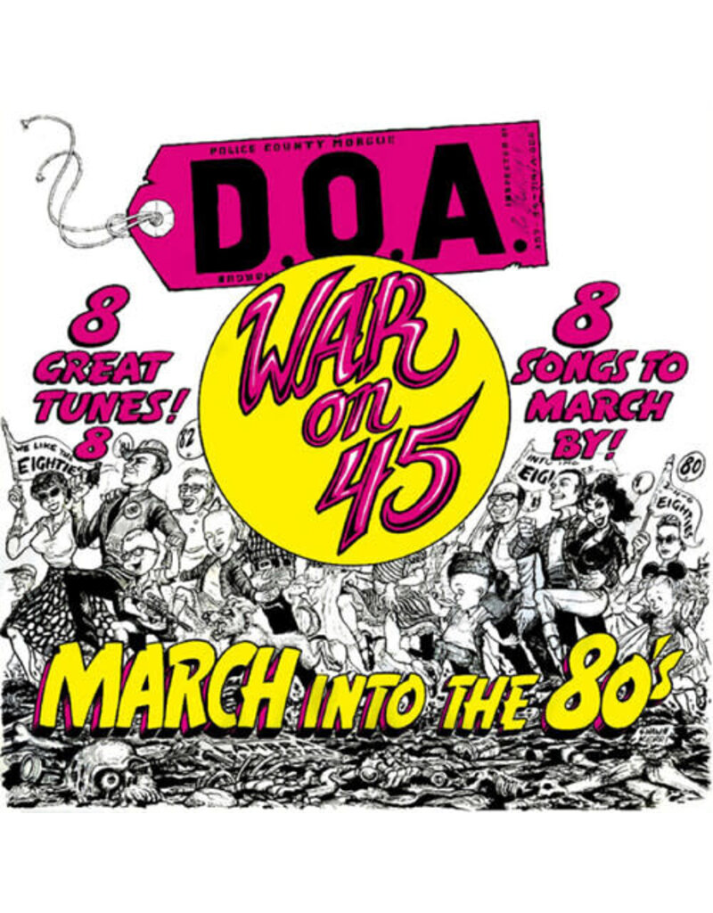 Sudden Death Records (LP) DOA - War On 45 (red vinyl-7 bonus tracks) 40th Anniversary