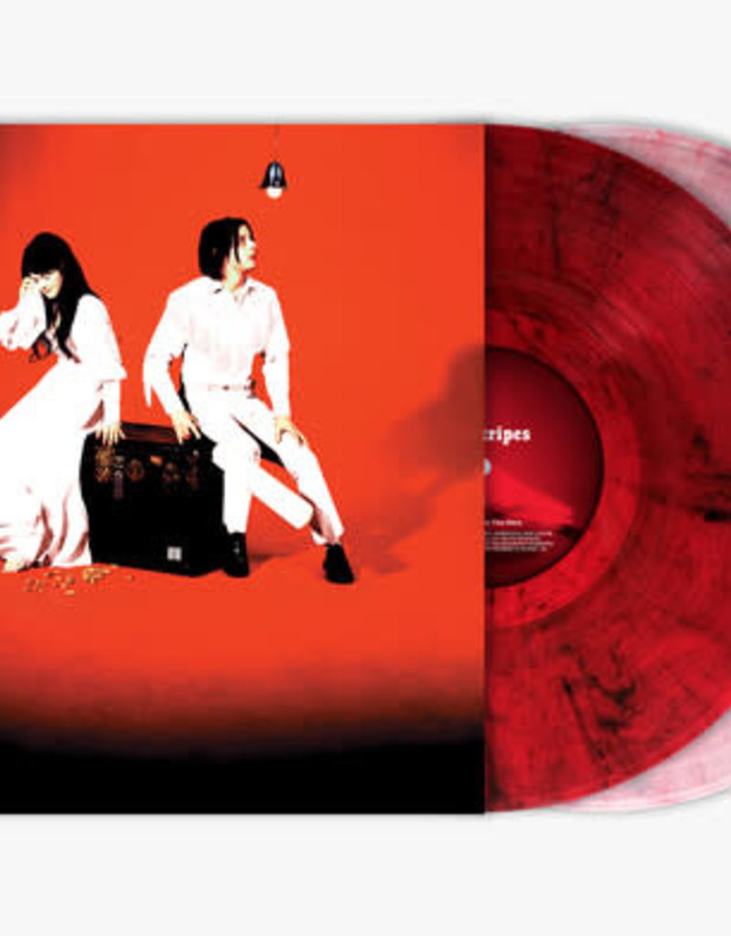 Legacy (LP) White Stripes - Elephant (Red Smoke & Clear w/ Red & Black Smoke Coloured) 20th Anniversary