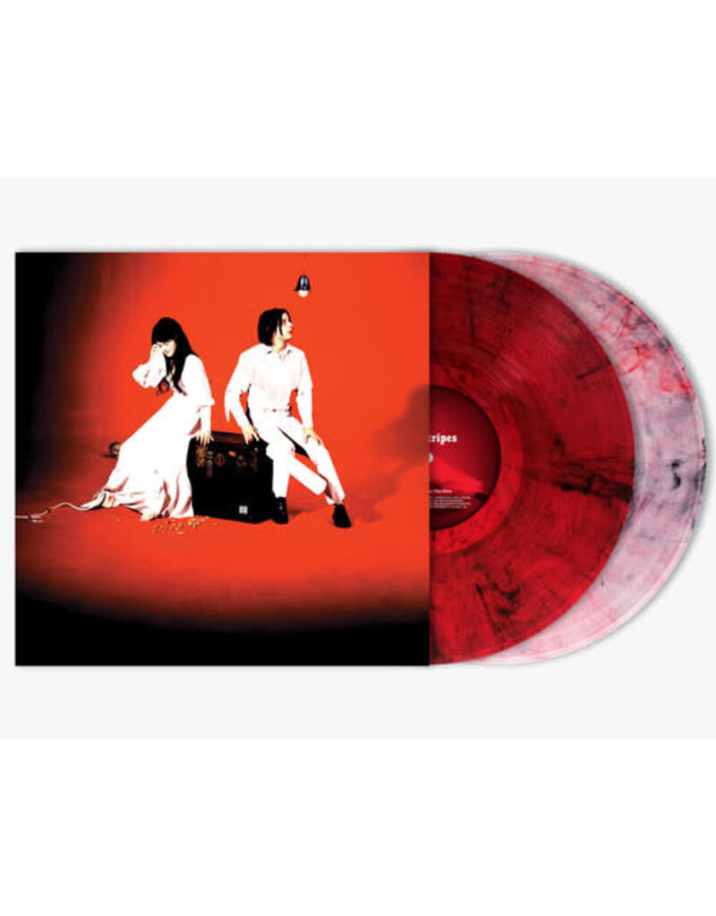 Legacy (LP) White Stripes - Elephant (Red Smoke & Clear w/ Red & Black Smoke Coloured) 20th Anniversary