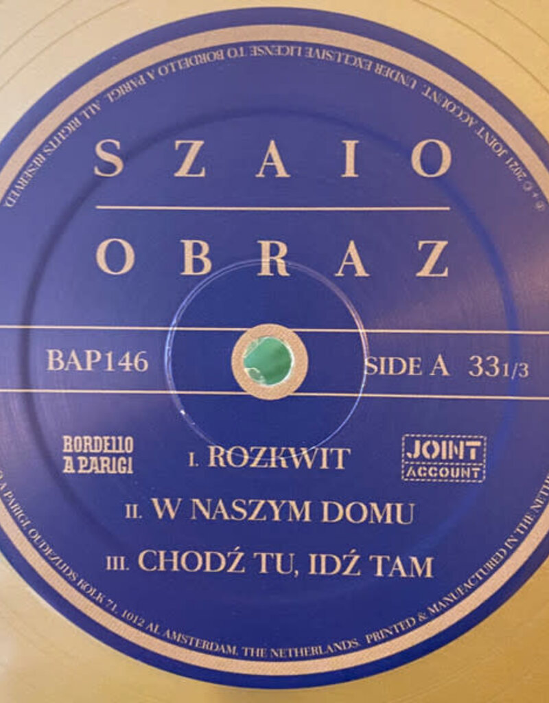 (Used LP) Szaio – Obraz (Gold Vinyl)