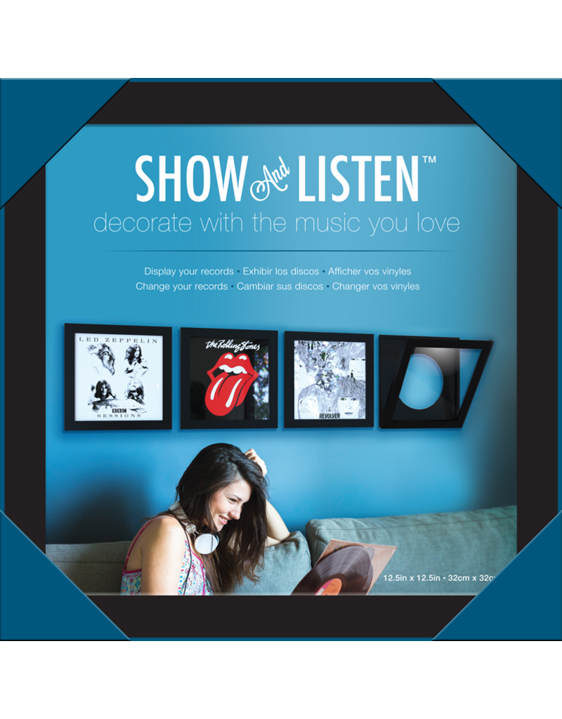 Microforum Distribution Show & Listen Individual Record Frame - Black