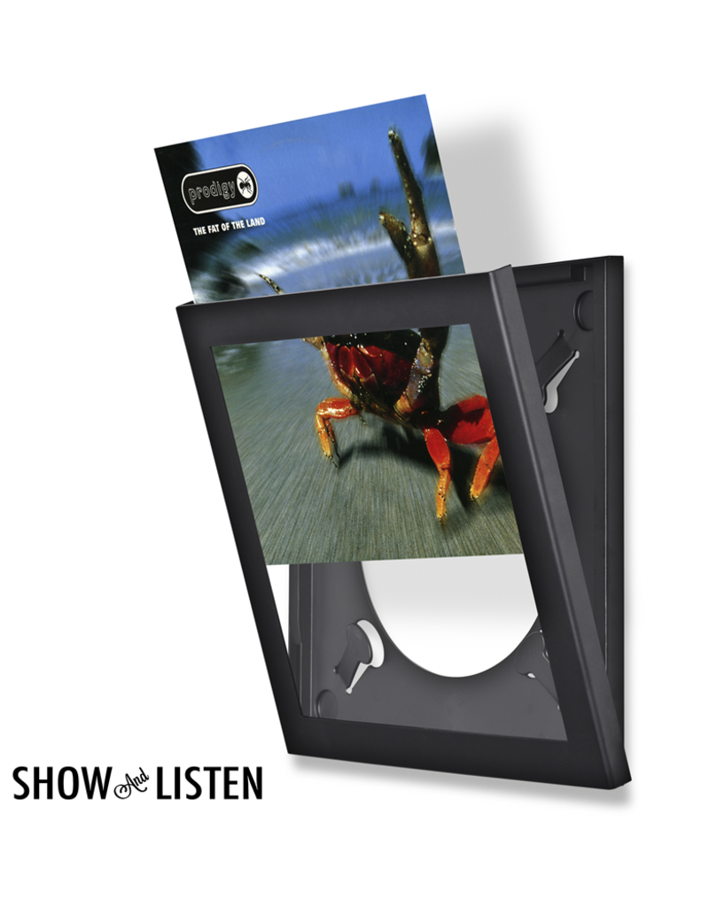 Microforum Distribution Show & Listen Individual Record Frame - Black