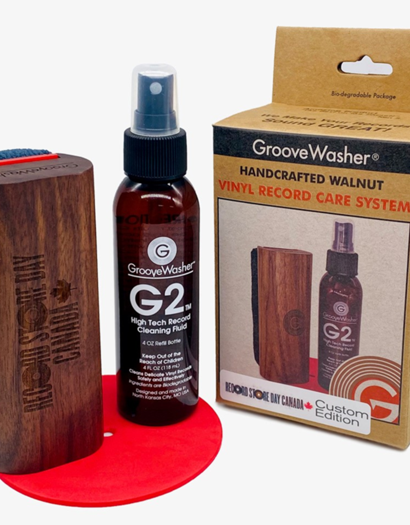 GrooveWasher - Record Cleaning Kit - Walnut