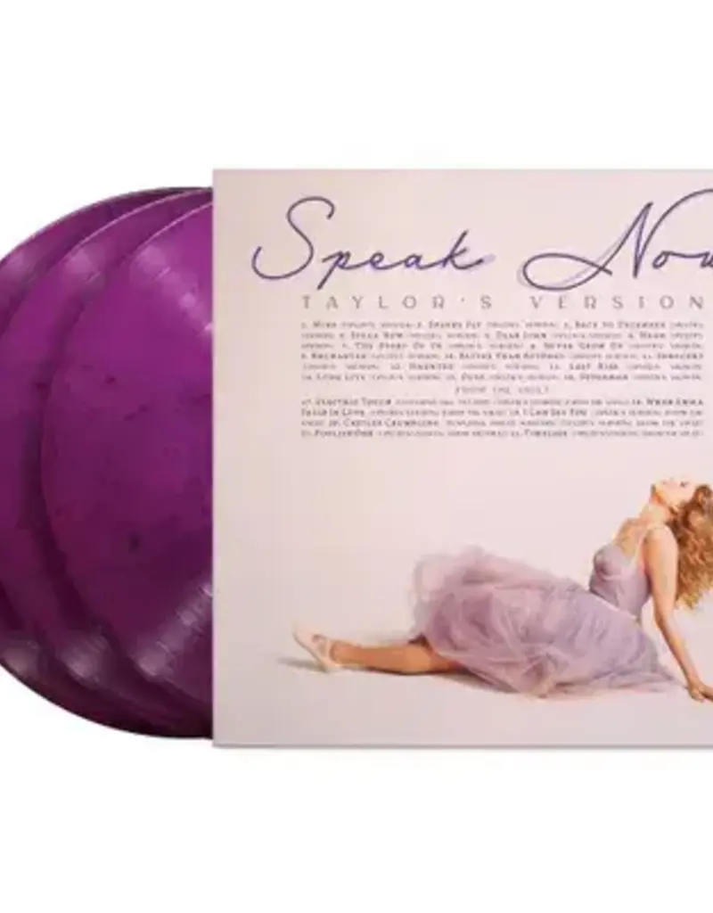 LP) Taylor Swift - Speak Now (Taylor's Version) 3LP Orchid Marbled Vinyl -  Dead Dog Records