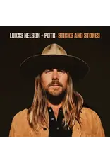 (LP) Lukas Nelson & Promise Of The Real - Sticks and Stones (Indie: Opaque dark blue w/ white swirl)