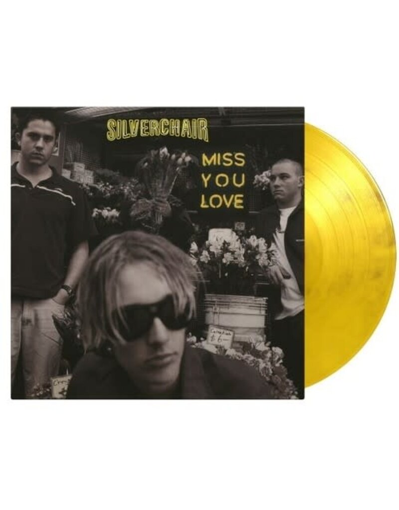 (LP) Silverchair - Miss You Love (2023 Reissue) Yellow & Black Marble Vinyl