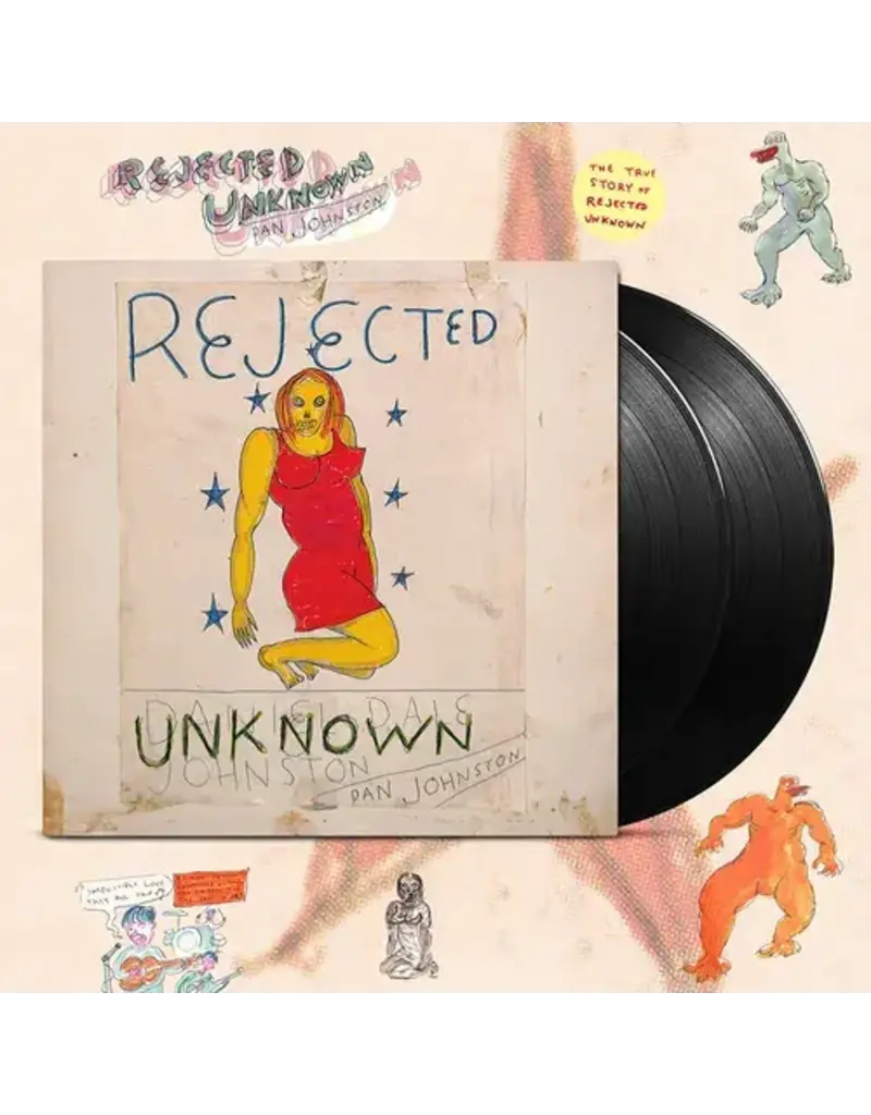 yip-eye records (LP) Daniel Johnston - Rejected Unknown (2LP)