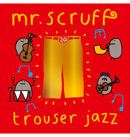 (LP) Mr. Scruff - Trouser Jazz (20th Anniversary Edition) Blue & Red Vinyl