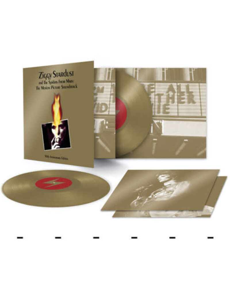 (LP) David Bowie - Ziggy Stardust and The Spiders From Mars O.S.T. (2LP) Gold Vinyl Edition 50th Ann.