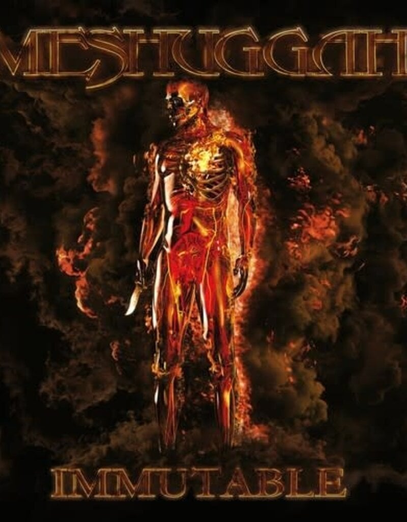 Atomic Fire (LP) Meshuggah - Immutable (Indie: Orange Coloured Circle Black Vinyl) Third Press
