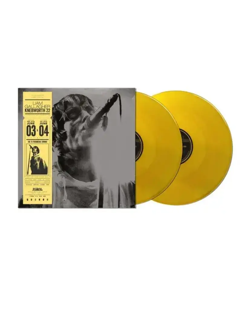 (LP) Liam Gallagher - Live At Knebworth '22 (Indie Exclusive: Limited Edition Sun Yellow) 2LP