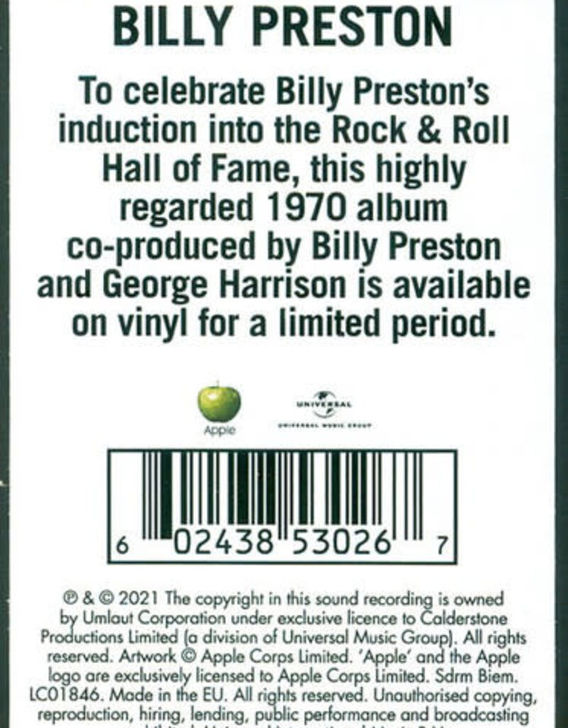 (LP) Billy Preston – Encouraging Words (2021 Reissue)