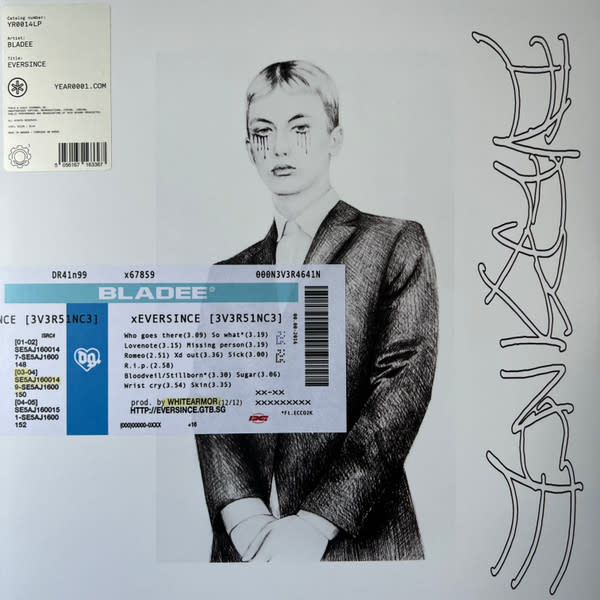 YEAR0001 (LP) Bladee - Eversince (white vinyl) - Dead Dog Records
