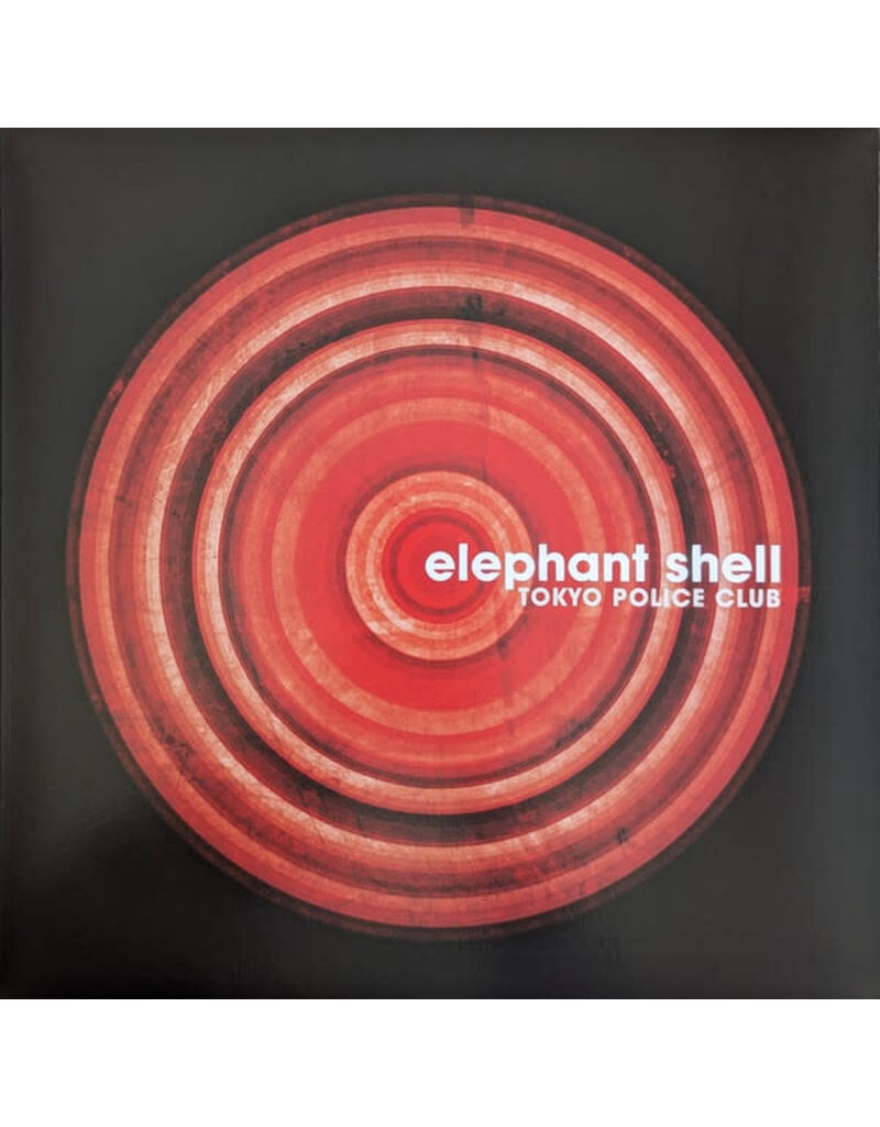 (LP) Tokyo Police Club – Elephant Shell (2023 Reissue) Black, Red & White Tri-Colour Edition