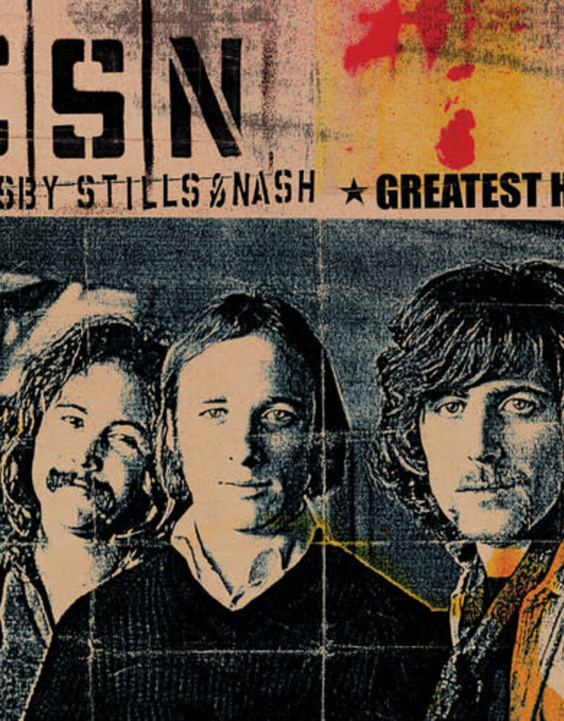 Atlantic (LP) Crosby Stills & Nash  - Greatest Hits (Indie: Milky Clear)