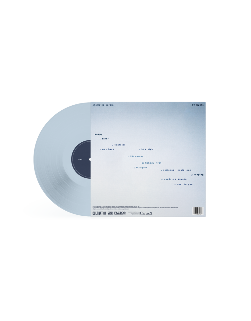 Cult Nation (LP) Charlotte Cardin - 99 Nights (Indie Exclusive: Baby Blue Vinyl) DISCONTINUED