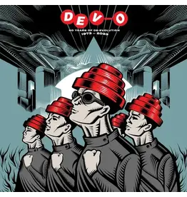 (LP) Devo - 50 Years Of De-Evolution 1973-2023 (Indie: Red & Blue Vinyl) Rocktober 2023