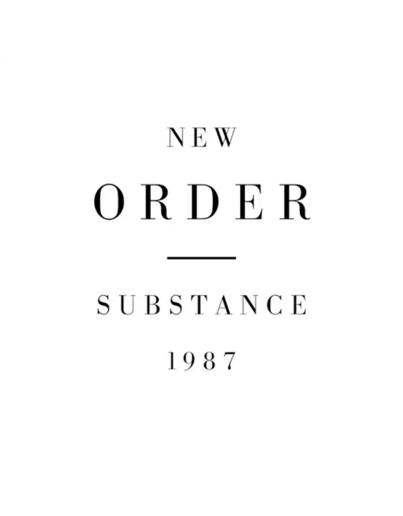 (LP) New Order- Substance (2023 Reissue) 2LP Red & Blue Vinyl DISCONTINUED