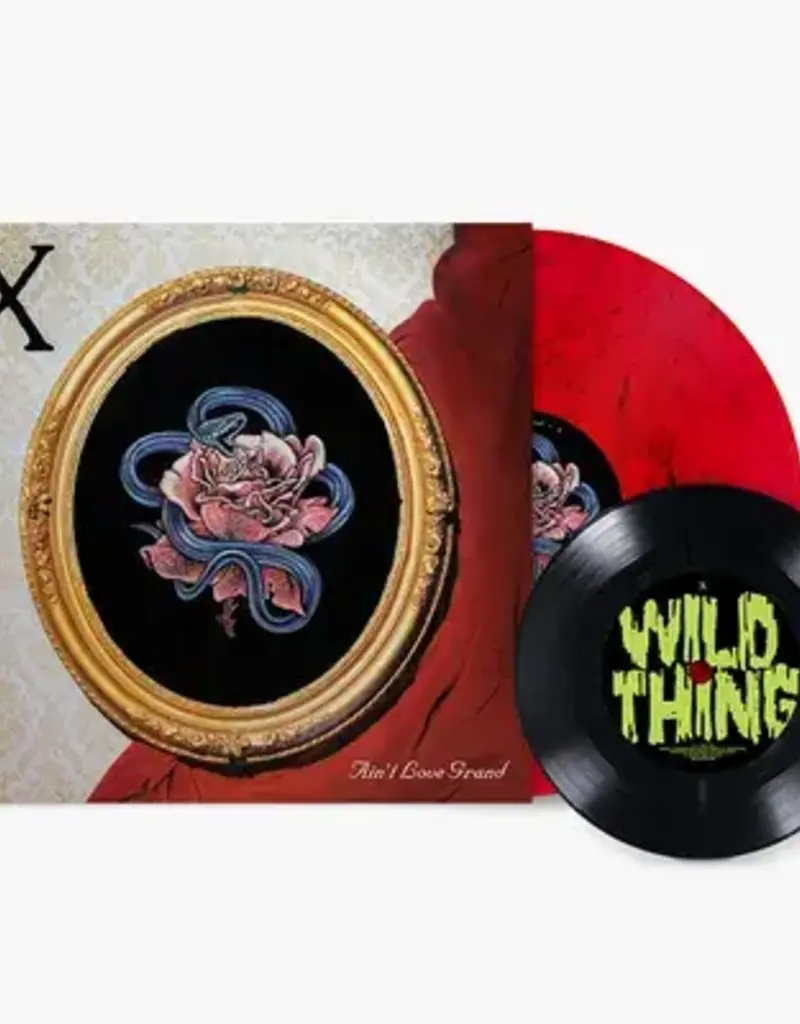Fat Possum (LP) X -  Ain't Love Grand (Red Vinyl w/7" Single of 'Wild Thing') BF23