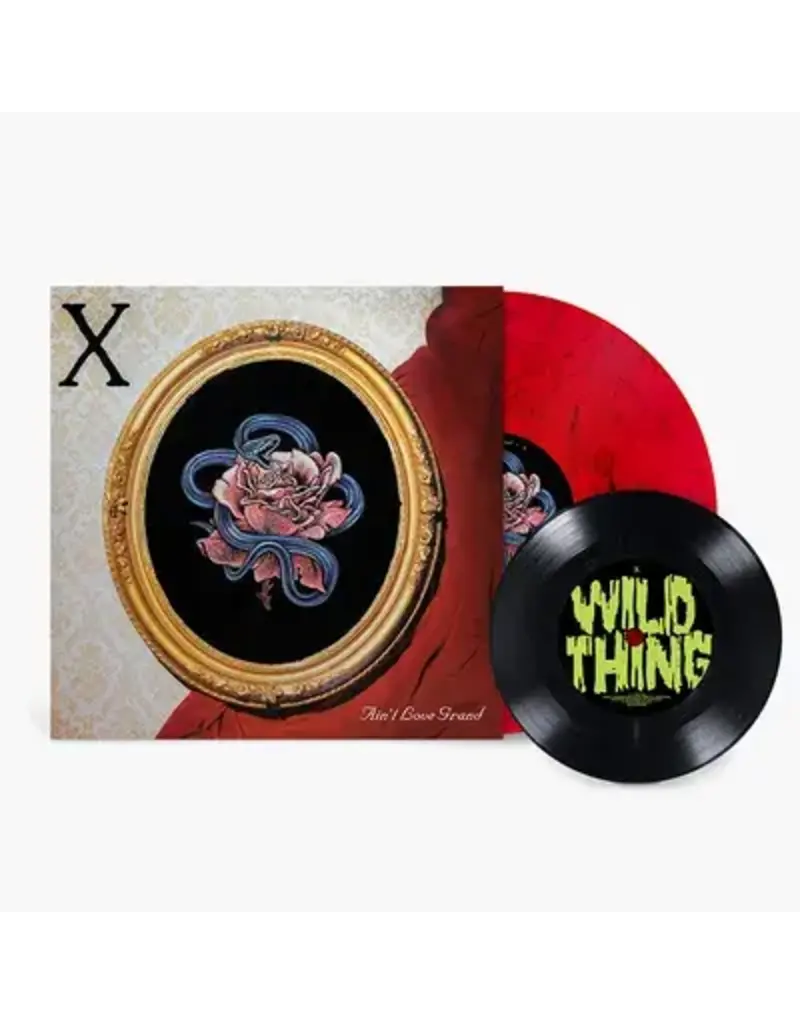 Fat Possum (LP) X -  Ain't Love Grand (Red Vinyl w/7" Single of 'Wild Thing') BF23