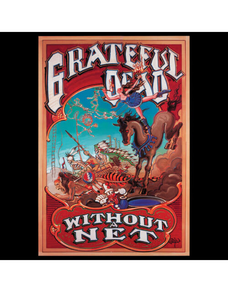 (LP) Grateful Dead - Without A Net (3LPs of live Dead)